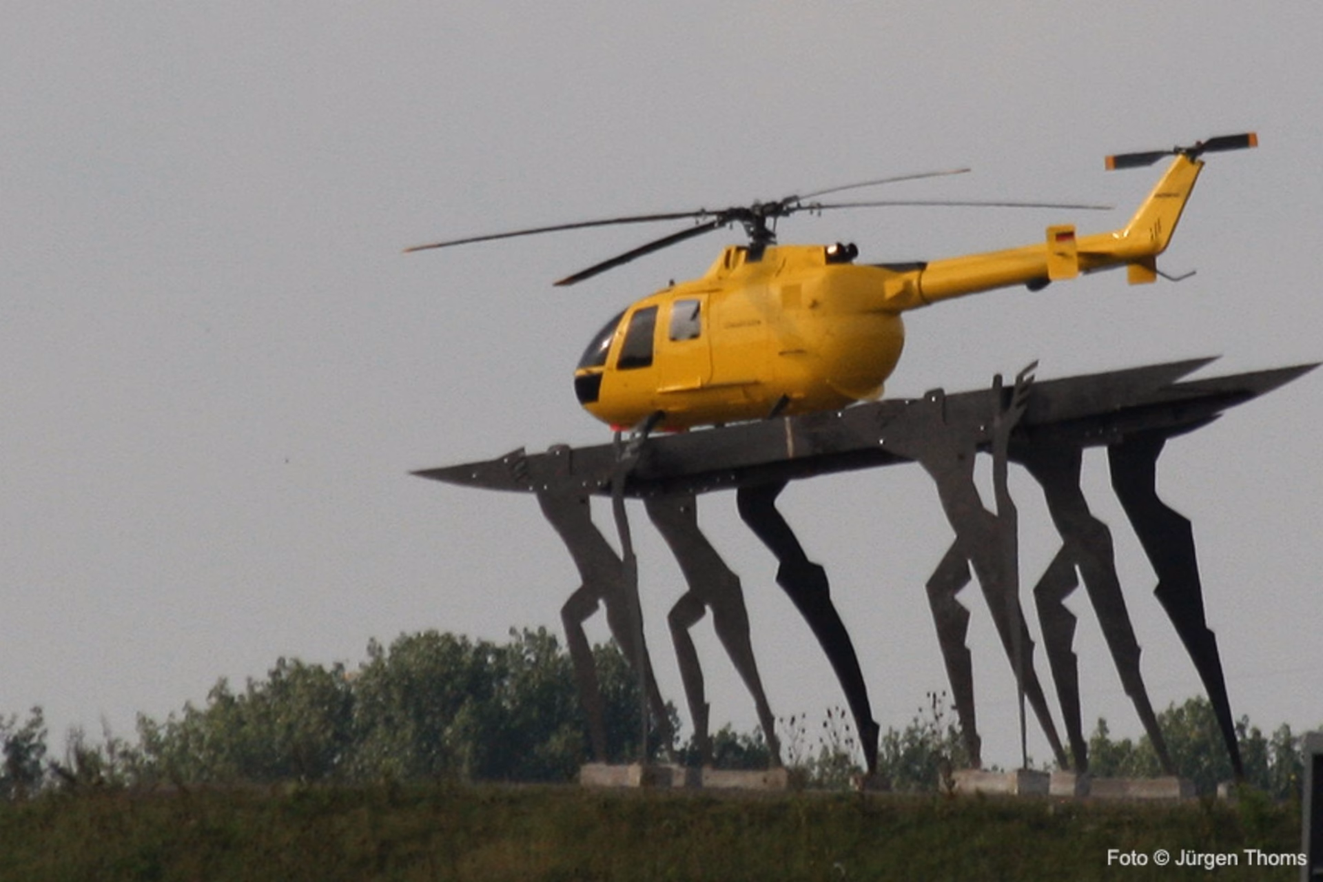 Was bedeutet der Hubschrauber am Kamener Kreuz?