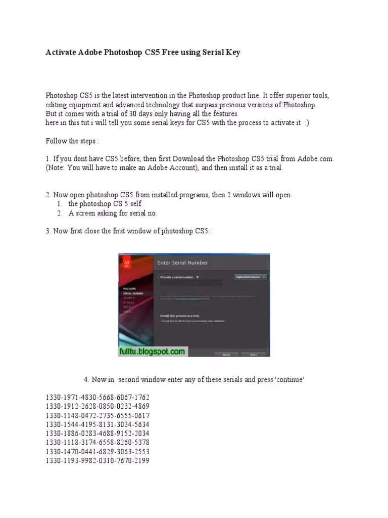 Wie finde ich die Seriennummer von Photoshop CS5?