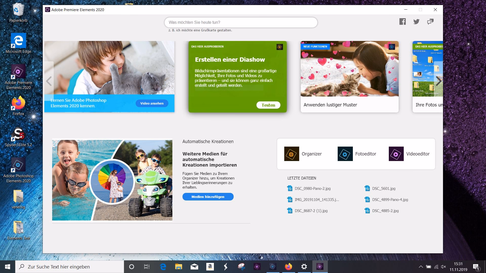 Wie kann ich den Startbildschirm in InDesign deaktivieren?