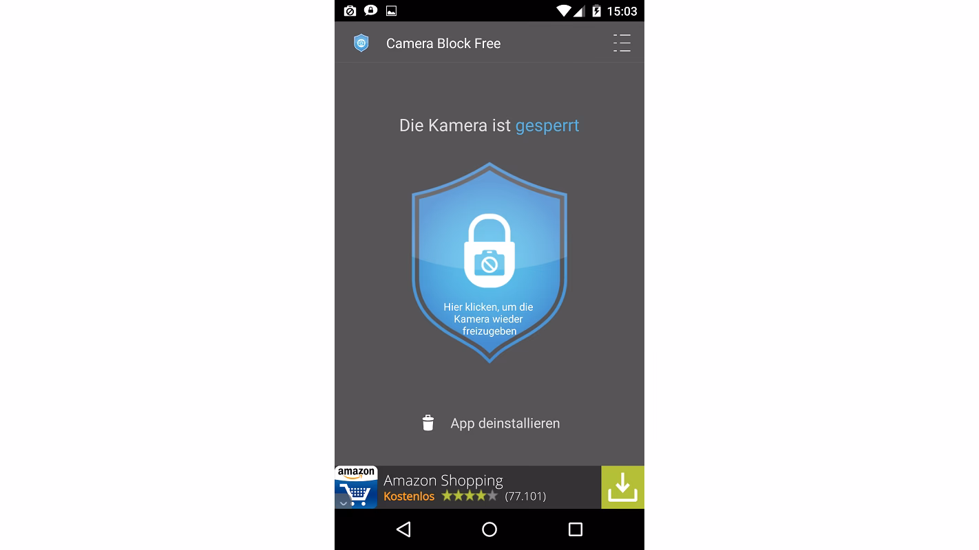 Warum braucht eine App Zugriff auf die Kamera?