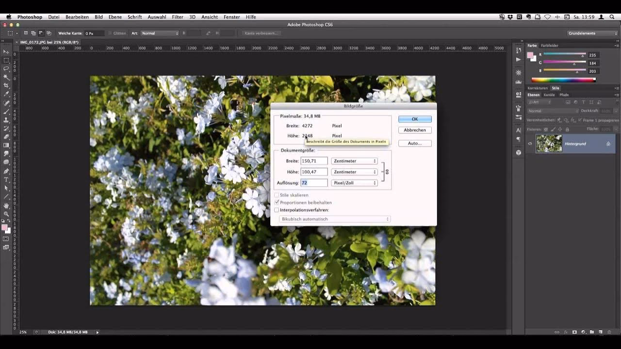 Was sind 1920 x 1080 Pixel in Photoshop?