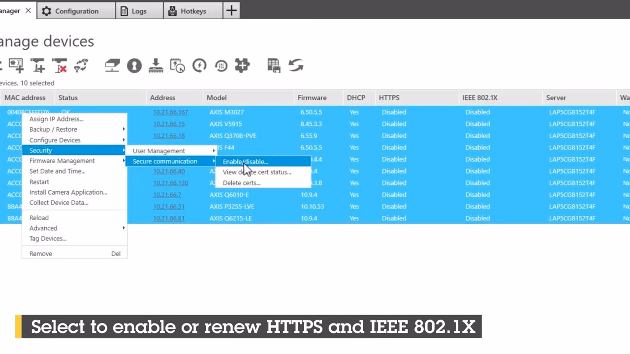 Wie lange ist die Axis-Zertifizierung gültig?