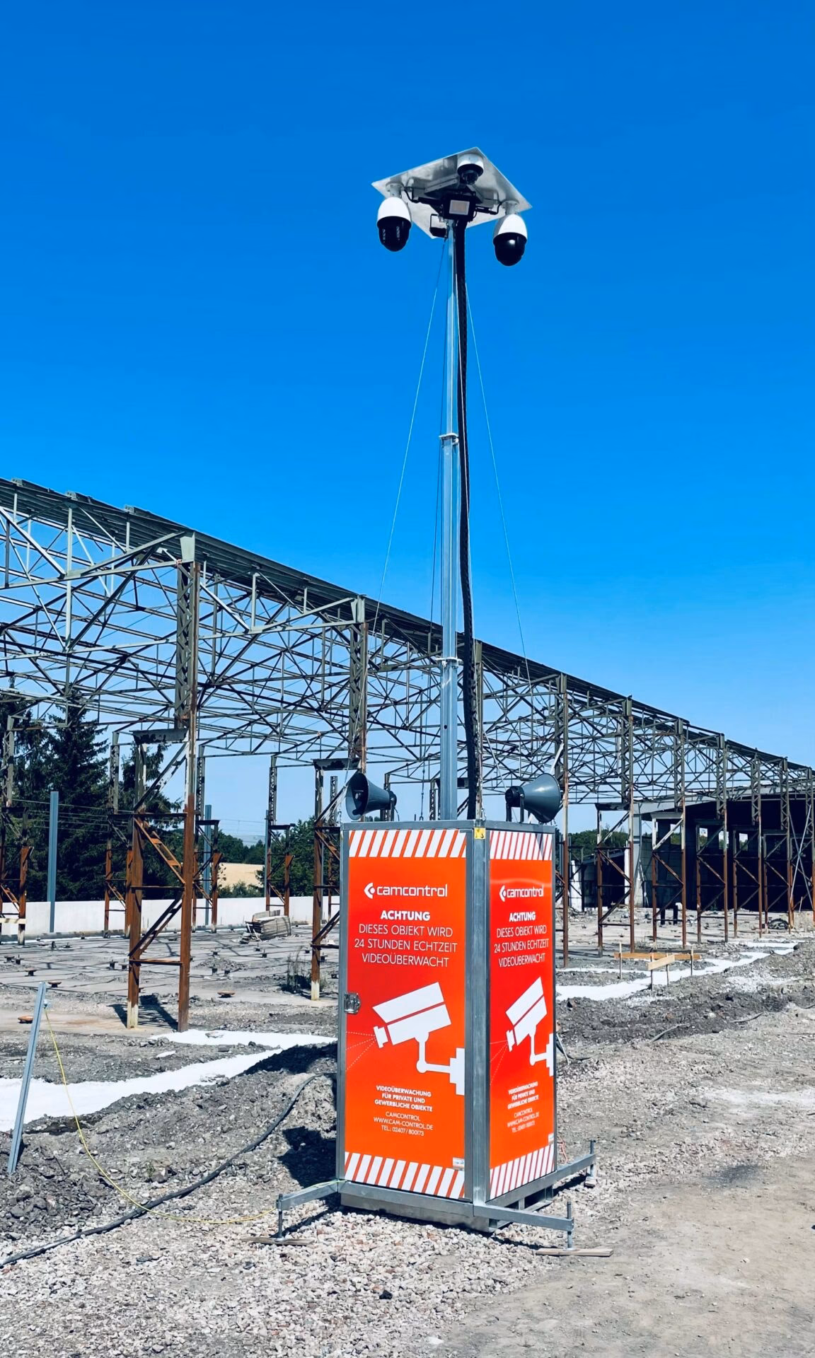 Wie funktioniert eine Baustellenüberwachung?
