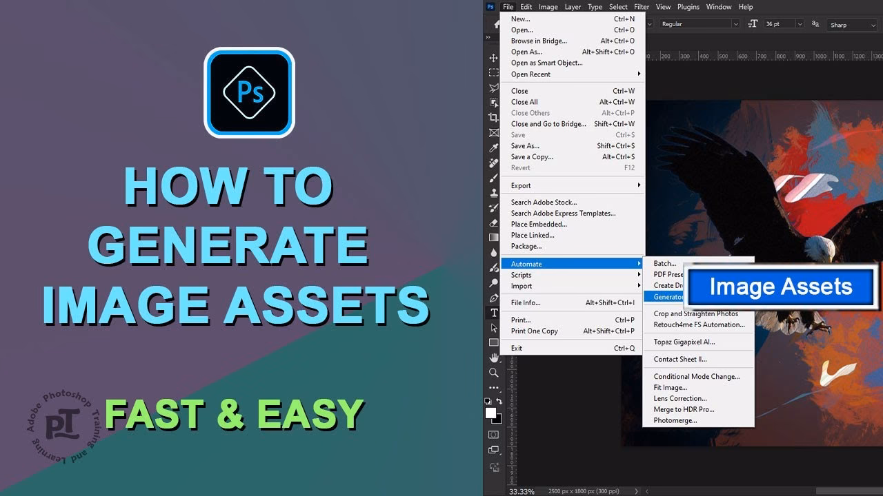 Was sind Assets in Photoshop?