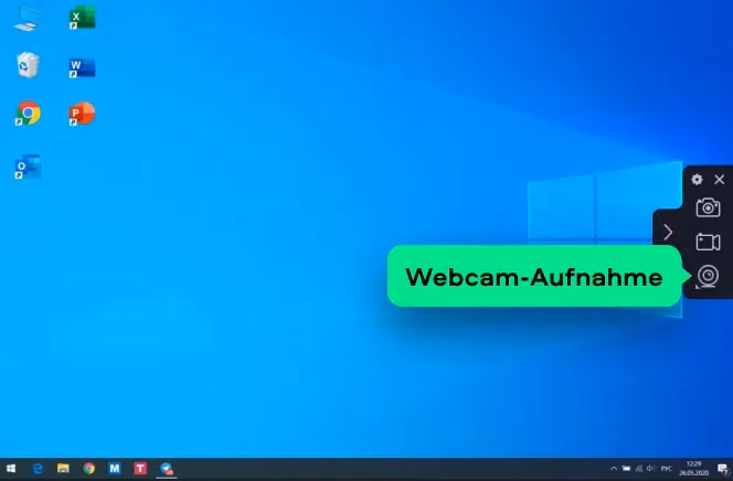 Wie macht man in Windows 7 ein Bild mit einer Webcam?