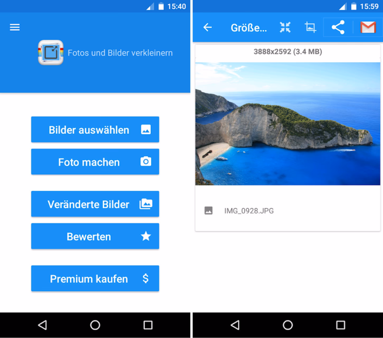 Was bedeutet App-Größe?