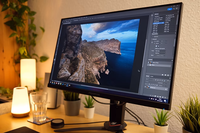 Wie viel Zoll braucht man für die Bildbearbeitung?