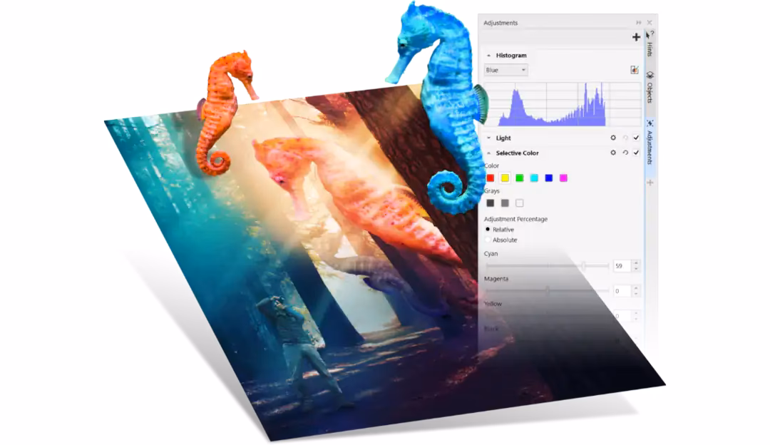 Wie glättet man ein Bild in Corel Photo Paint?