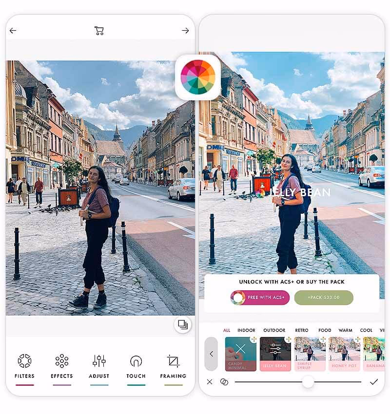 Wie lege ich einen Filter auf meine Fotos?