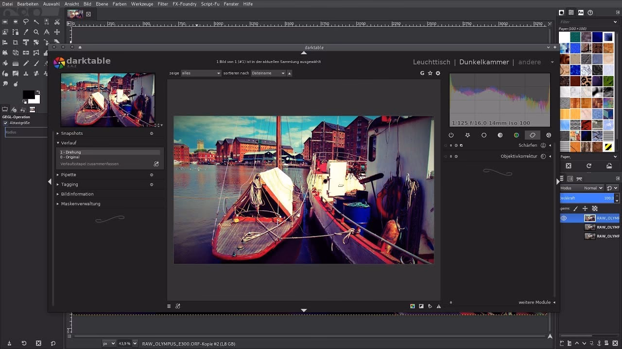 Kann GIMP RAW Bilder bearbeiten?