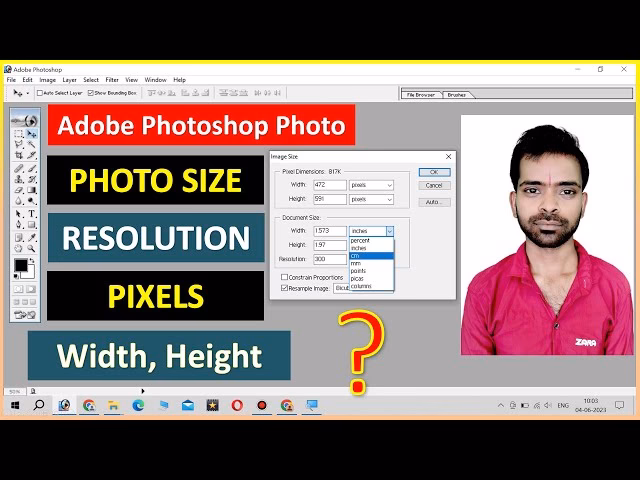 Wie viel Pixel pro cm?