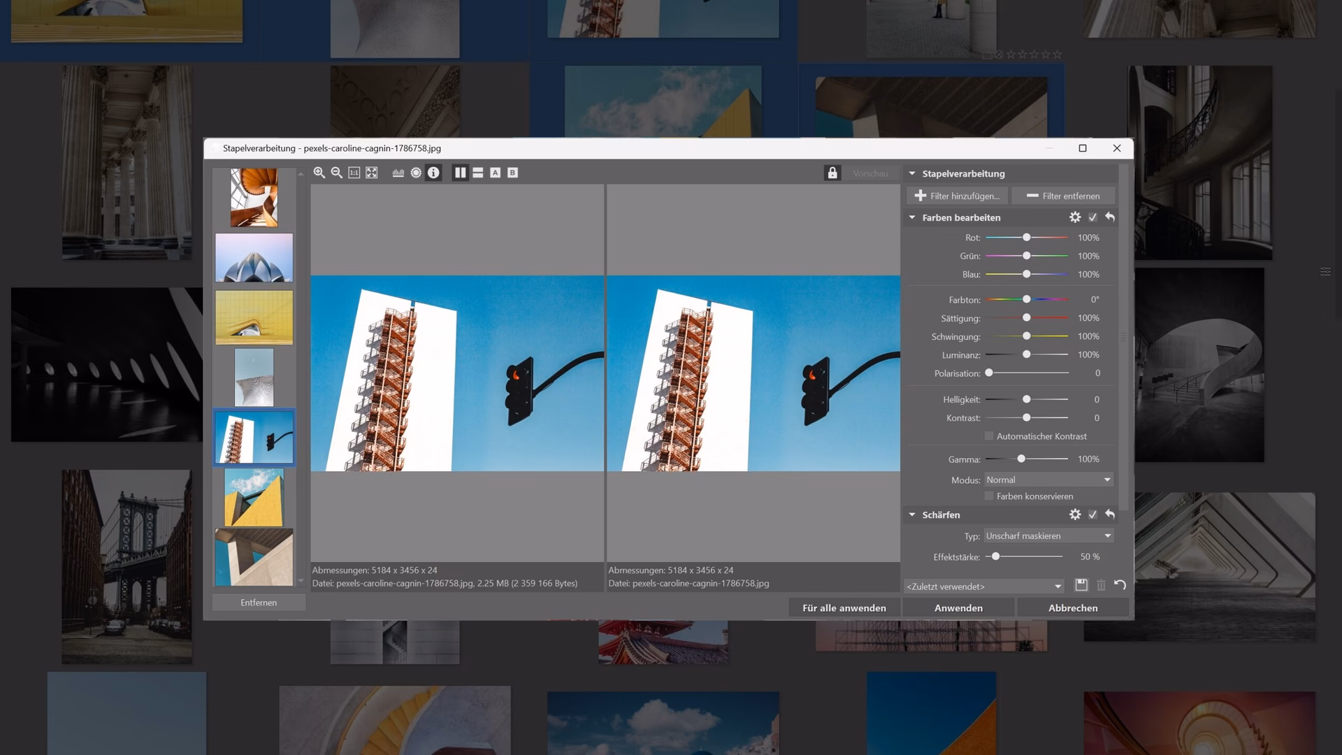 Was ist Stapelverarbeitung bei der Fotobearbeitung?