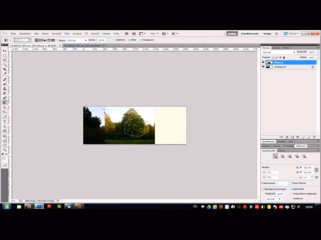 Wie kann ich in Photoshop Übergänge weichzeichnen?