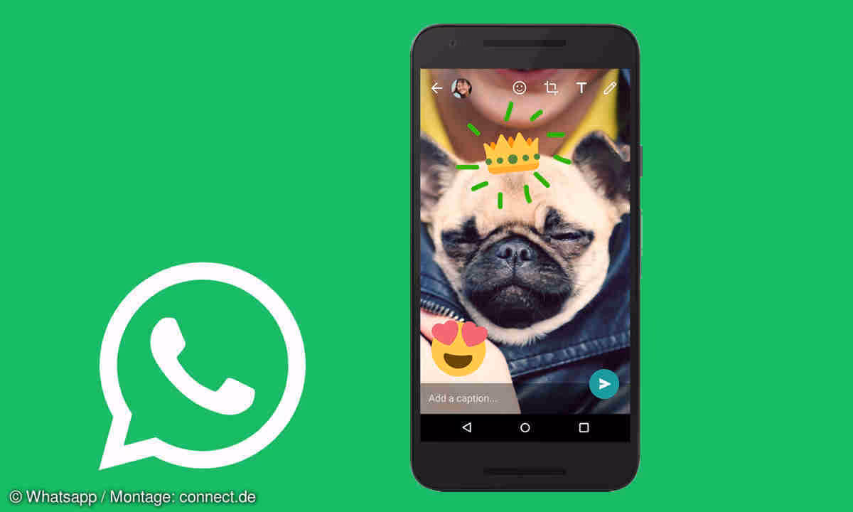 Kann ich ein Bild auf WhatsApp bearbeiten?