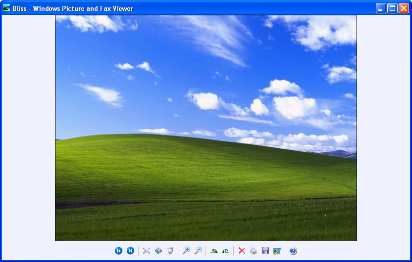 Wo wurde das Windows XP Bild gemacht?