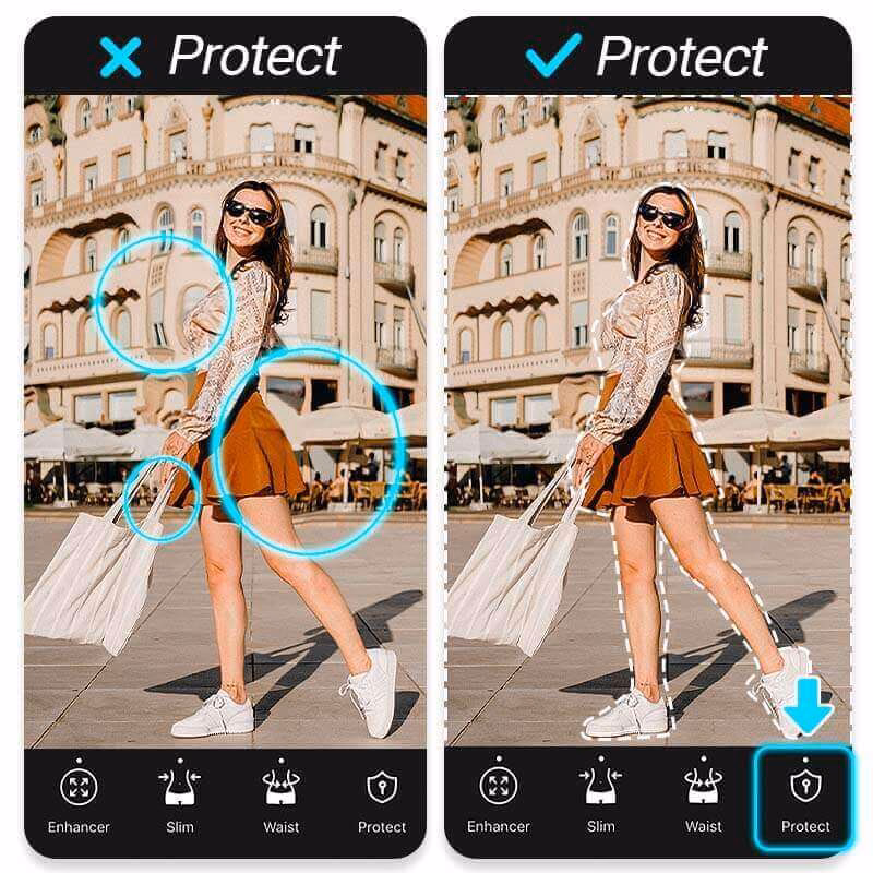 Wie kann ich meinen Körper auf einem Foto bearbeiten?