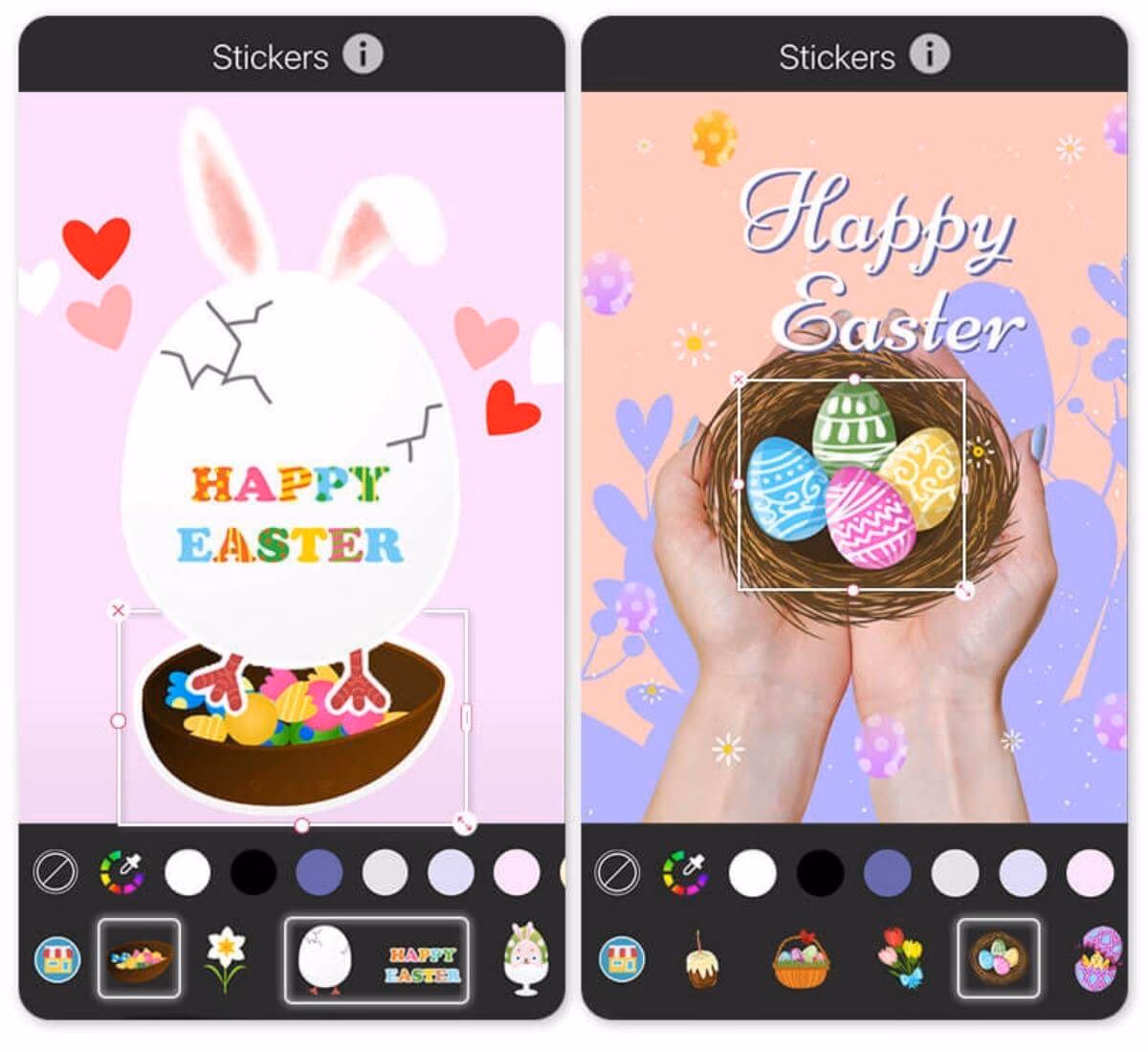 Was ist die kostenlose Osterfoto-App?