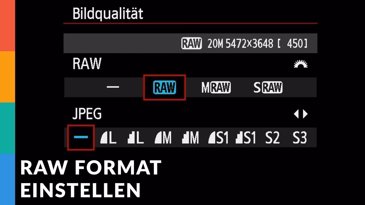 Welche Bildformate kann ich mit meiner Kamera einstellen?