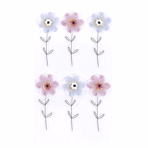 Wie macht man Blumenaufkleber?