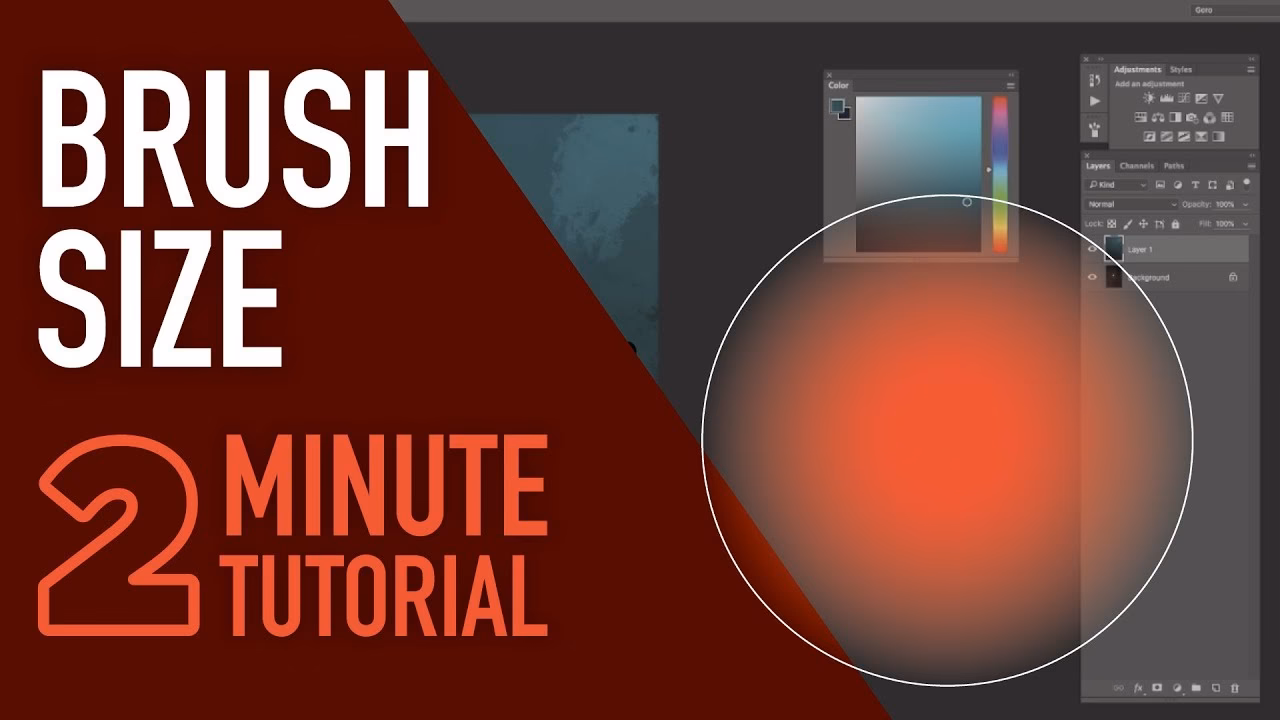 What is the shortcut for brush size in After Effects?