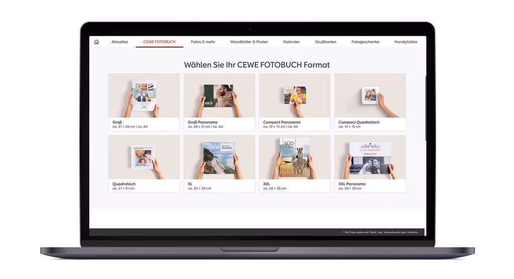 Kann man Fotos bei CEWE bearbeiten?