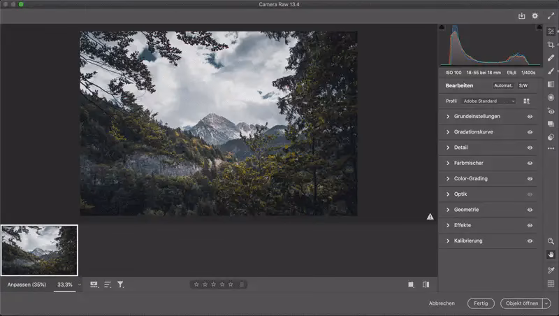 Wie kann man chromatische Aberration rückgängig machen?