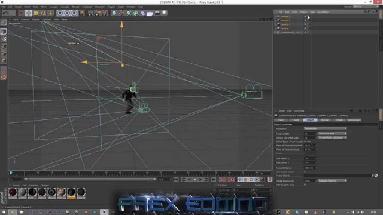 Wie dreht man die Kameraansicht in Cinema 4D?