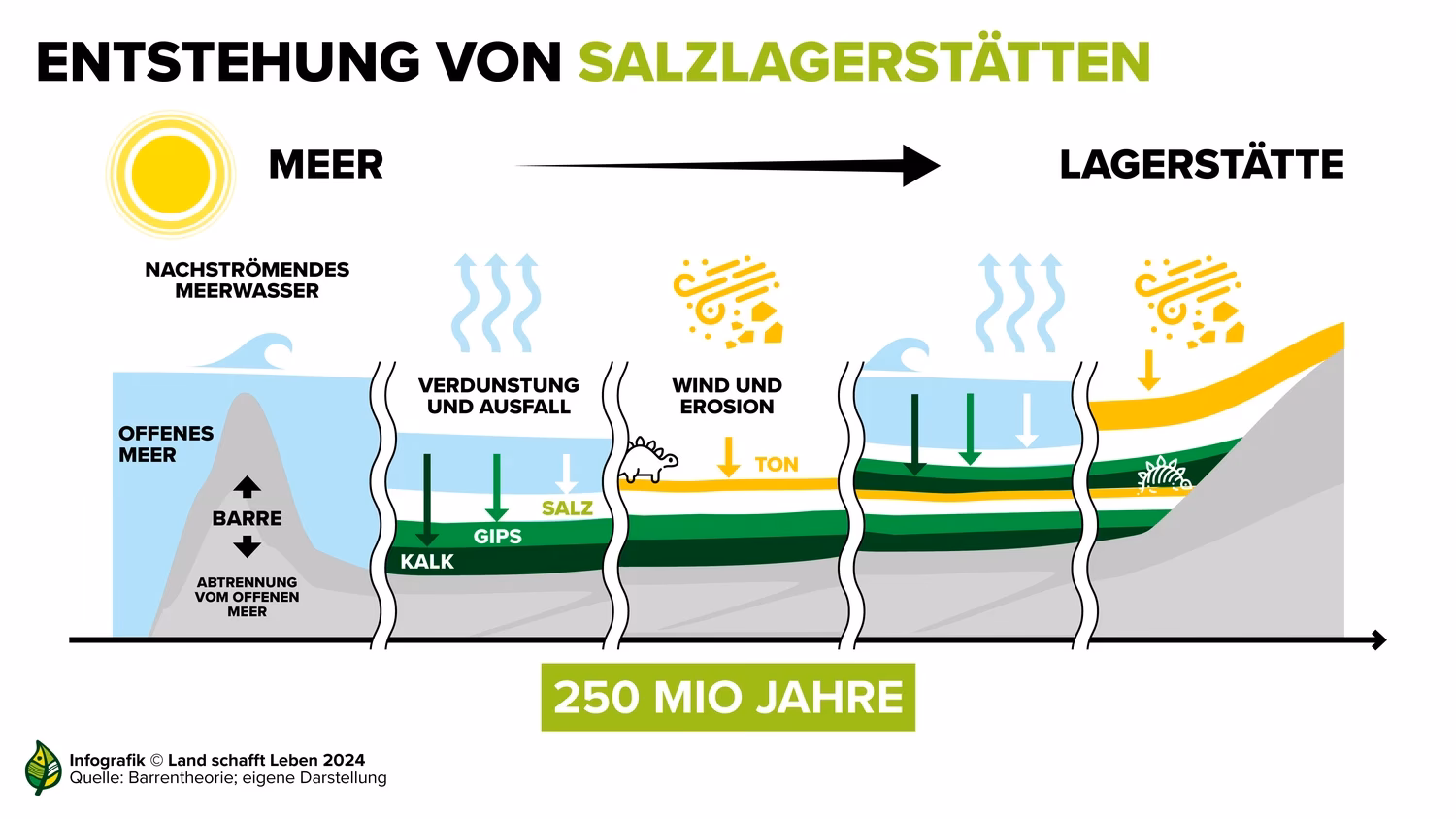 Wie kommt das Salz ins Tote Meer?