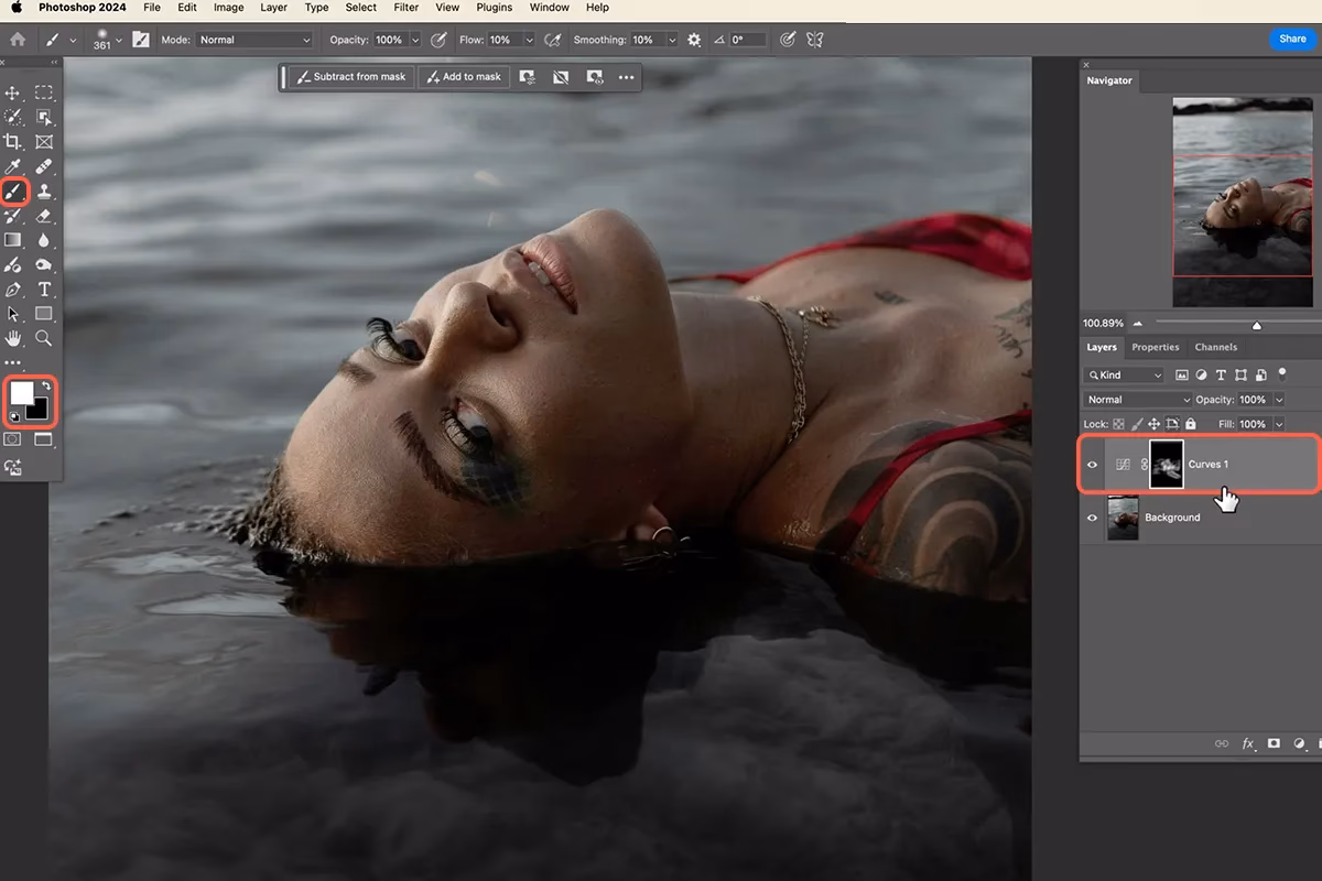 Kann man in Camera Raw abwedeln und nachbelichten?