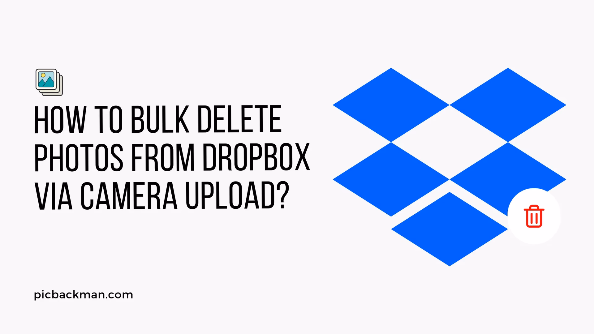 Wie löscht man Bilder aus Dropbox?