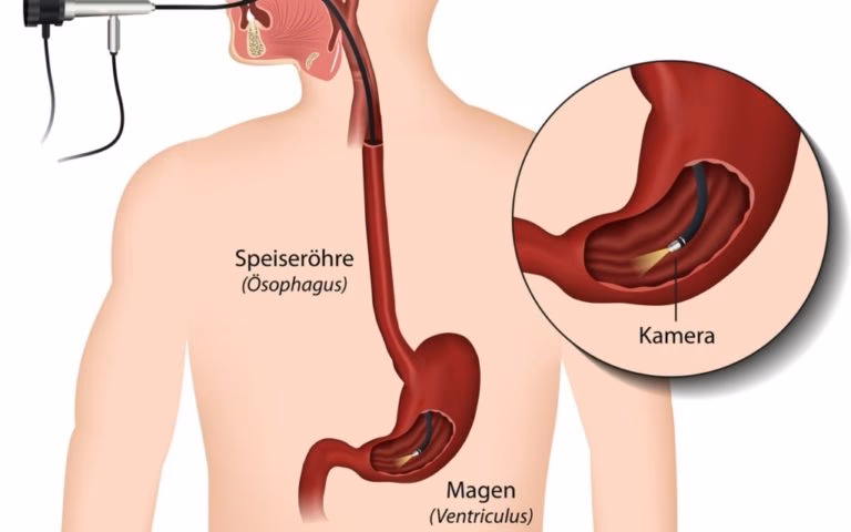 Bei welcher Untersuchung sieht man den Dünndarm?