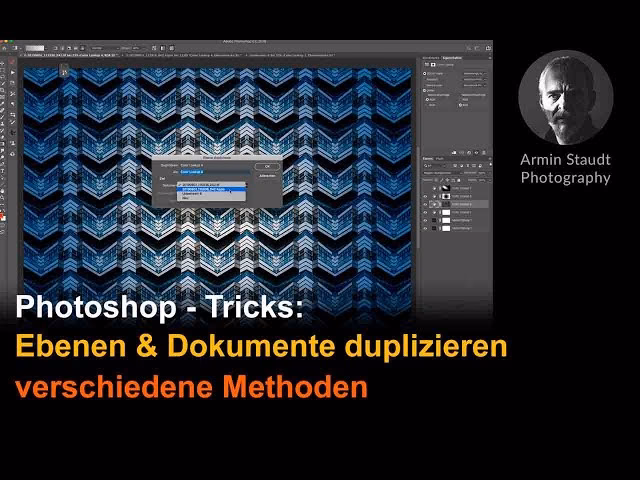 Wie kann ich eine Datei in Photoshop duplizieren?