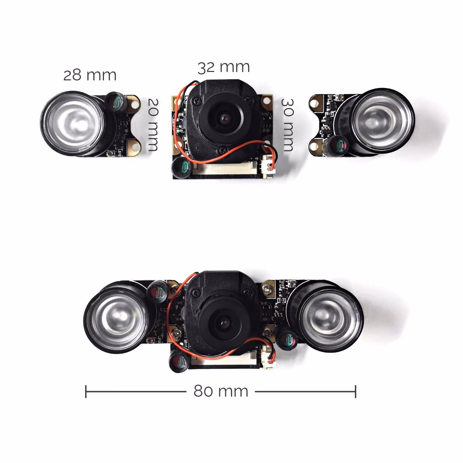 What is the resolution of Raspberry Pi high quality camera module?