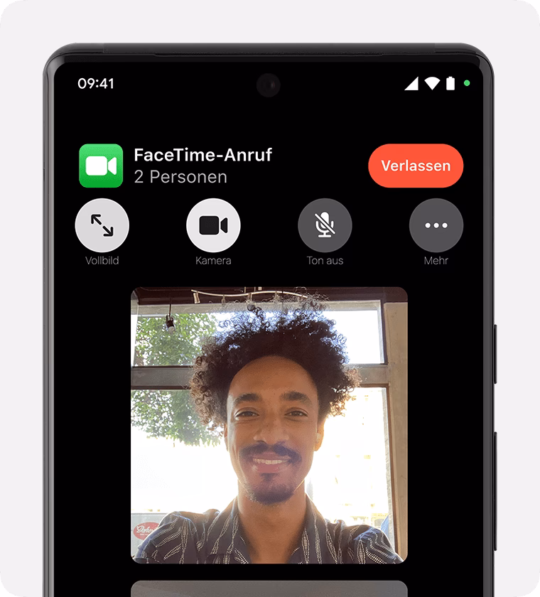 Wie drehe ich die Kamera bei FaceTime?
