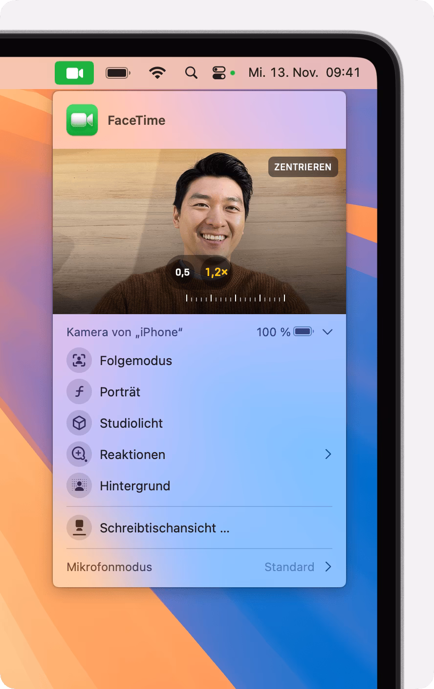 Kann man bei FaceTime die Kamera ausmachen?