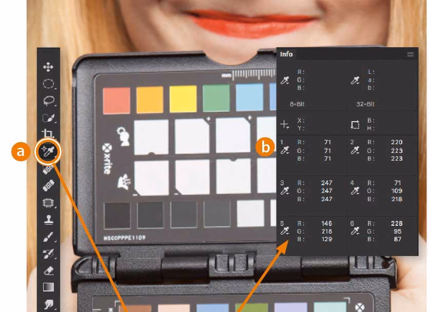 Gibt es in Photoshop ein Farbeimer-Werkzeug?