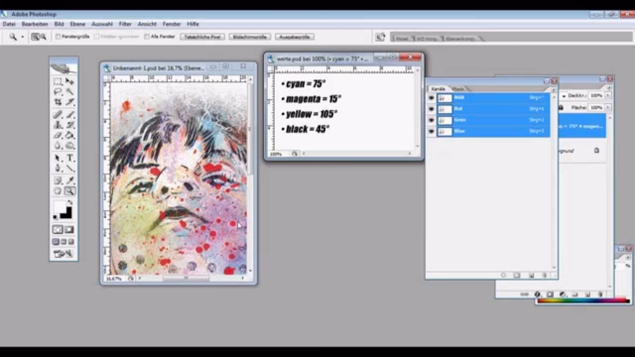 How to do color separation in Photoshop?