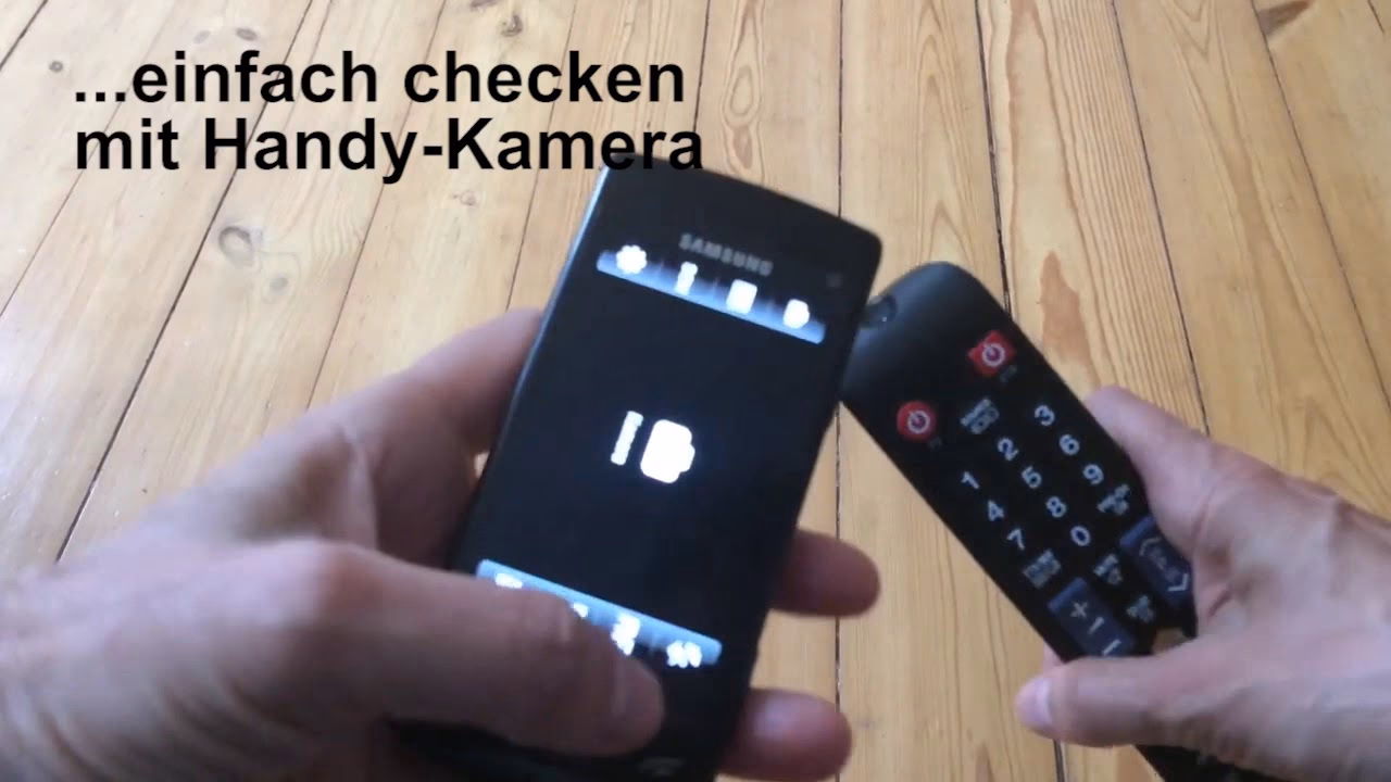 Wie prüfe ich eine Fernbedienung?