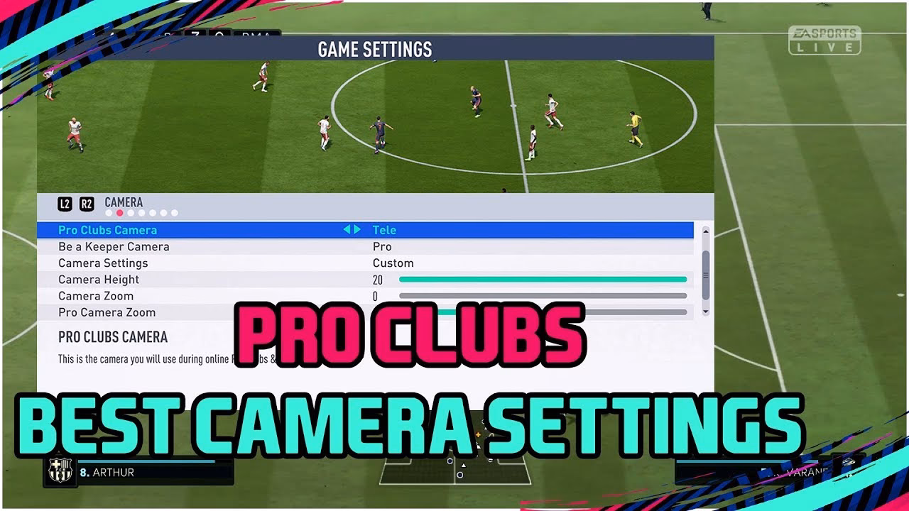 Welche Kameraeinstellung für FIFA 24?