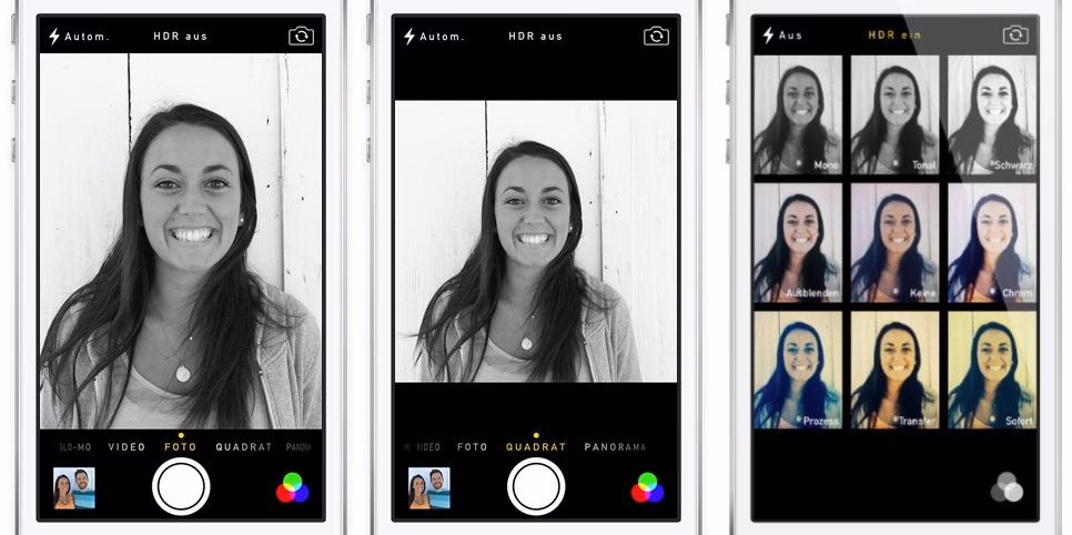 Wie bekomme ich einen Beauty Filter auf die iPhone Kamera?