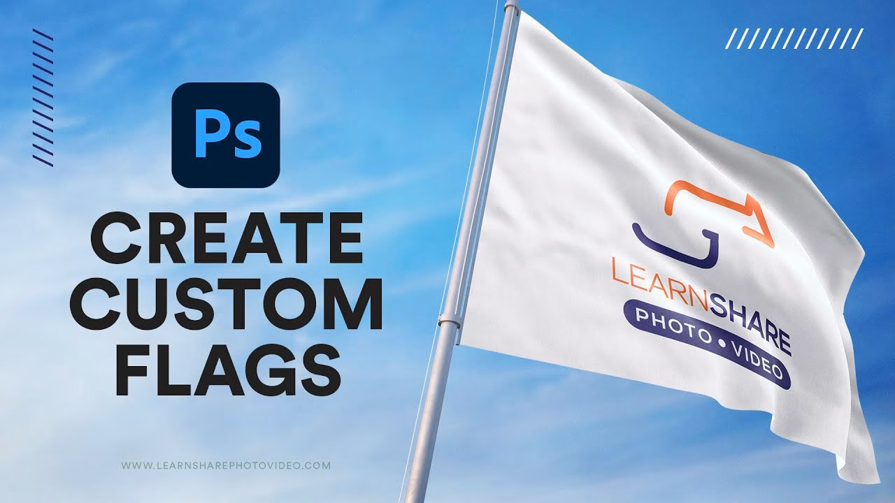 How do I make a banner text in Photoshop?