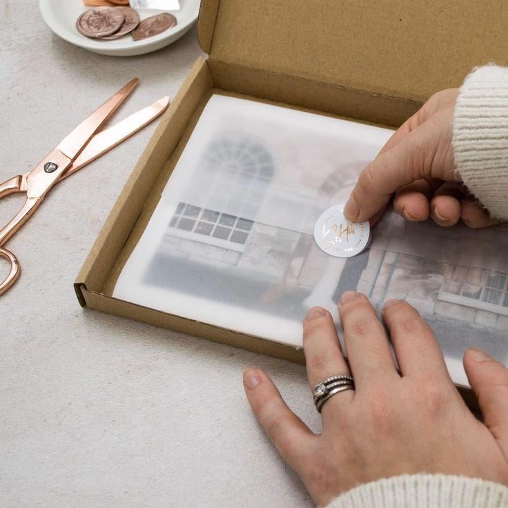 Wie verpackt man Fotos?