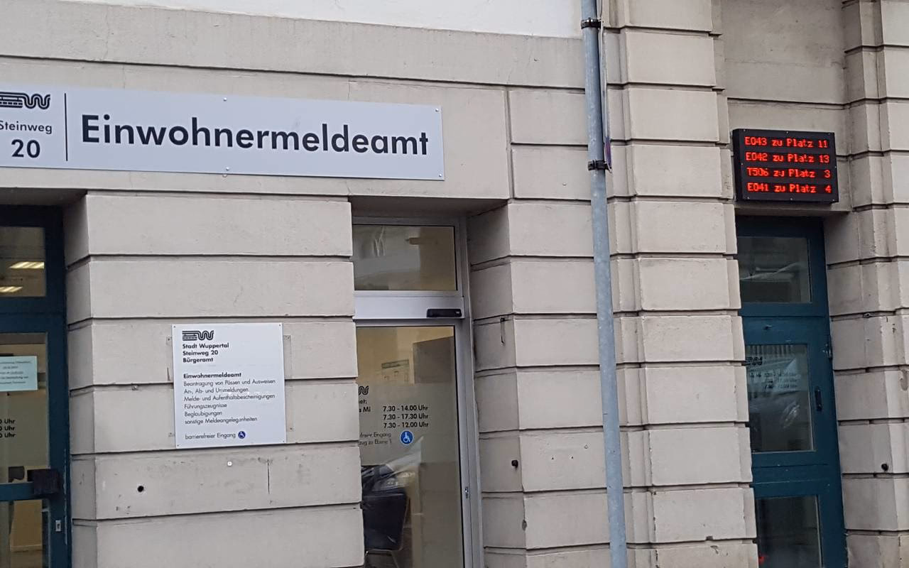 Kann man ohne Termin zum Einwohnermeldeamt Wuppertal?