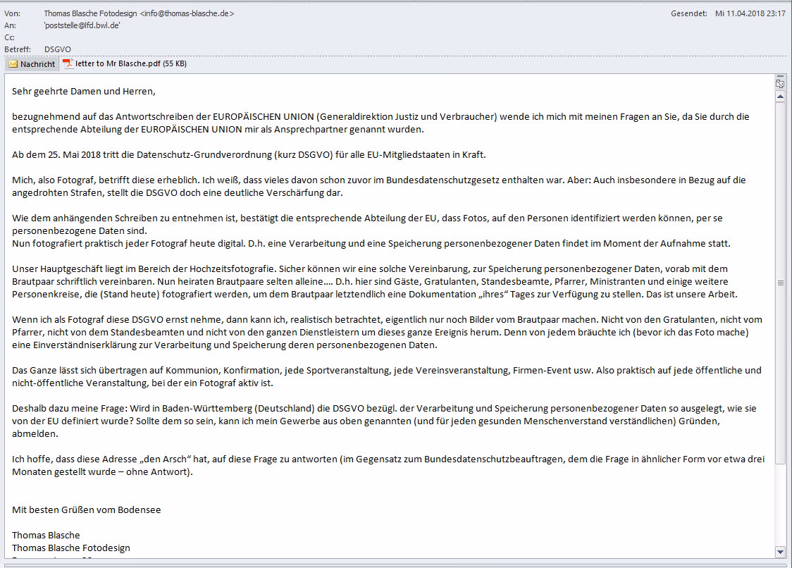 Kann man Fotos per E-Mail versenden?