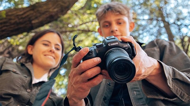 Wie kann man als Anfänger Fotos auf einer Canon-Kamera ansehen?