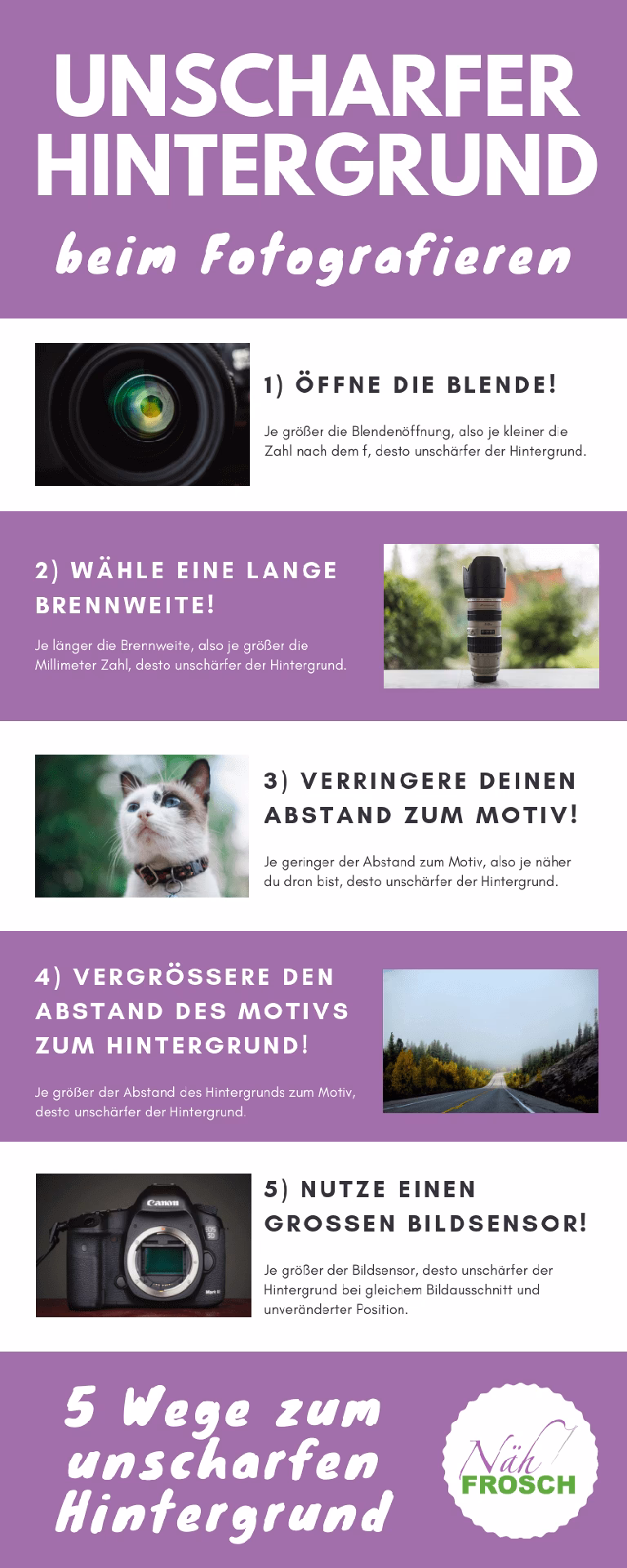 Welches Objektiv für unscharfen Hintergrund?