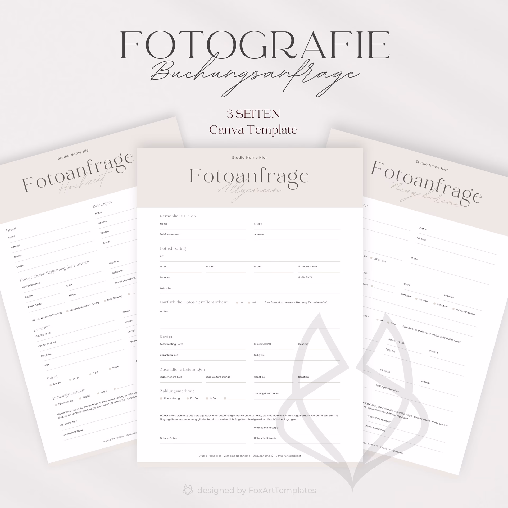 Wie frage ich einen Fotografen per E-Mail nach einem Fotoshooting?