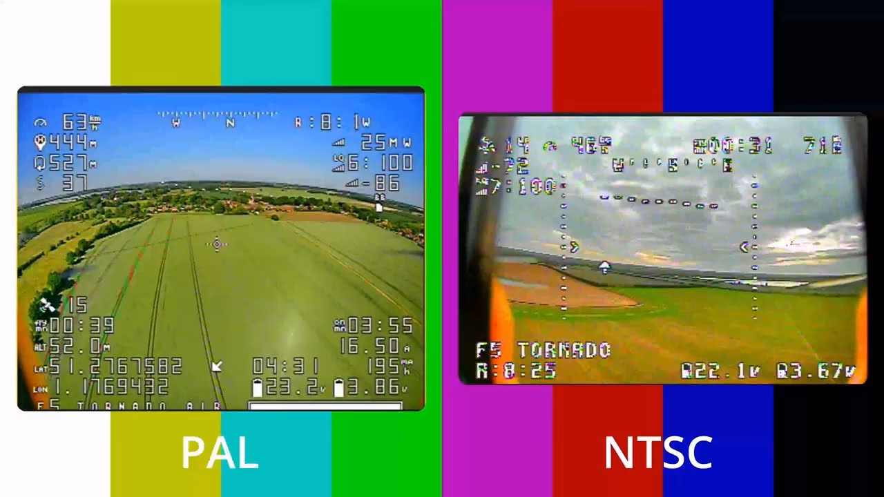 Was ist der Unterschied zwischen PAL- und NTSC-Kameras für FPV?