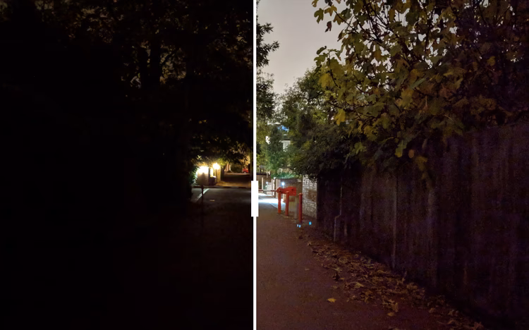 Hat Google Pixel einen Nachtmodus?