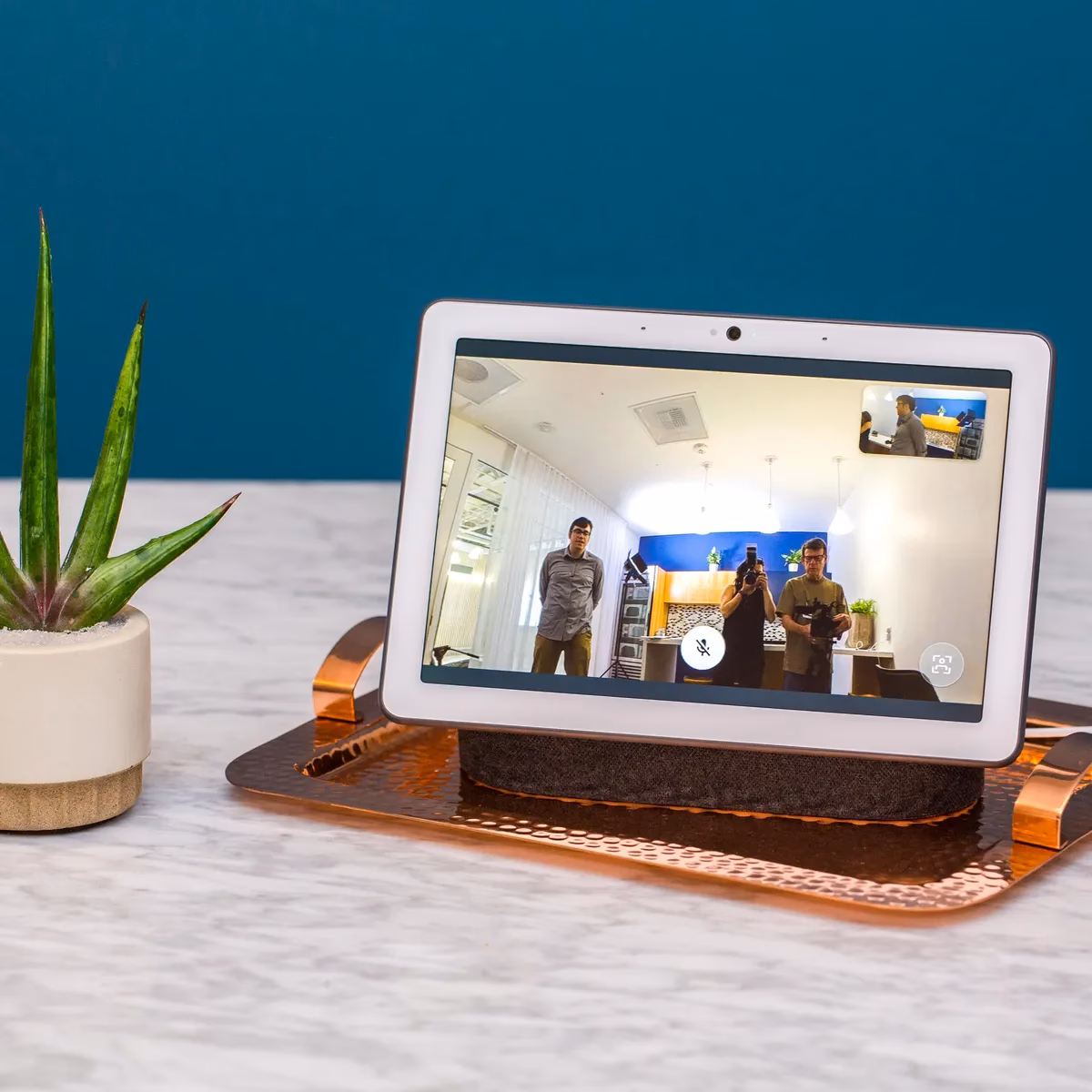 Ist die Kamera des Google Nest Hub immer eingeschaltet?